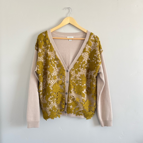 Sundance Sweaters - Sundance | Lace Overlay Cardigan Sweater